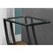 Monarch Specialties Accent Table - Black Metal With Tempered Glass I 3089 - alternate 6